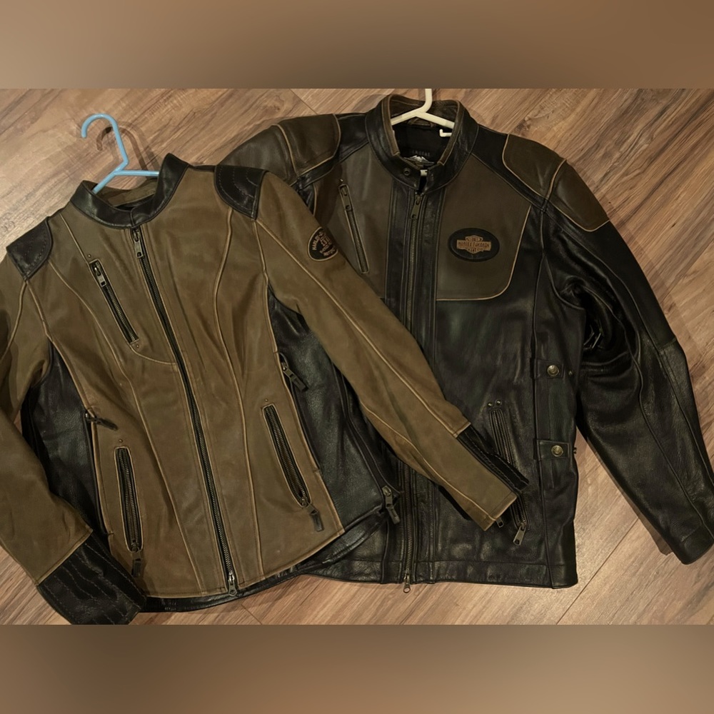 Genuine Harley Davidson ‘His & Hers’ Leather Jackets Gem